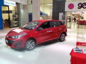 CMH-Toyota-Alberton-display-of-the-New-Toyota-Yaris-Red