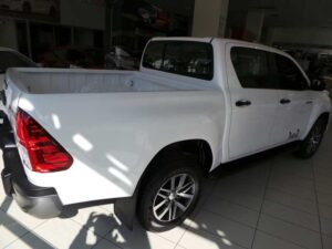 CMH Toyota- rear veiw of the new toyota hilux in white