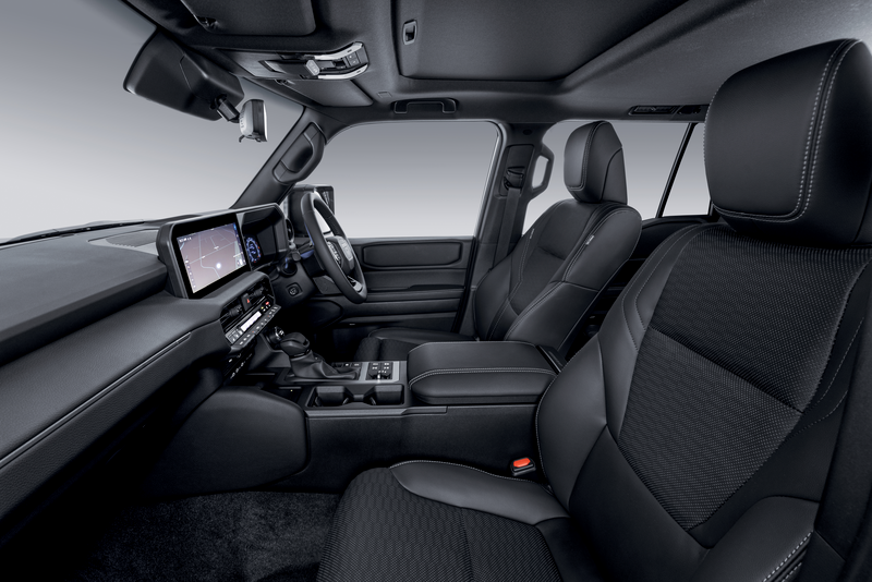 All New Toyota Land Cruiser Prado interior front seats