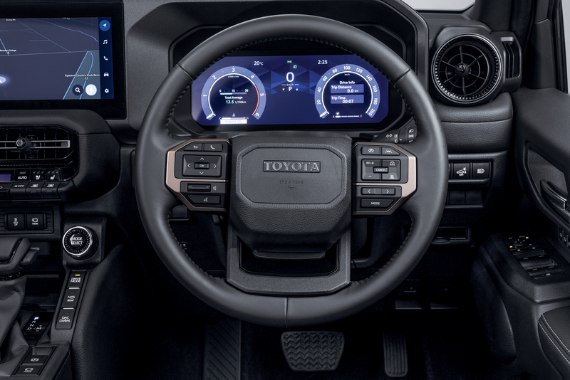 All New Toyota Land Cruiser Prado Steering wheel