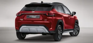 Red 2024 All New Toyota Starlet XR Cross Rear View