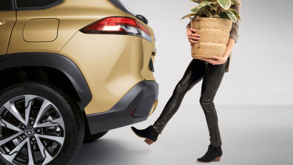 CMH Toyota Umhlanga - Corolla Cross XR Hybrid -Spacious comfort and modern interior image 3 Boot sensor1