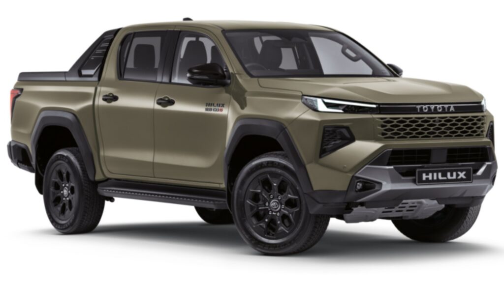 The New Gen Hilux Double Cab Military Green